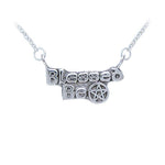 Blessed Be Silver Necklace - Sterling Silver