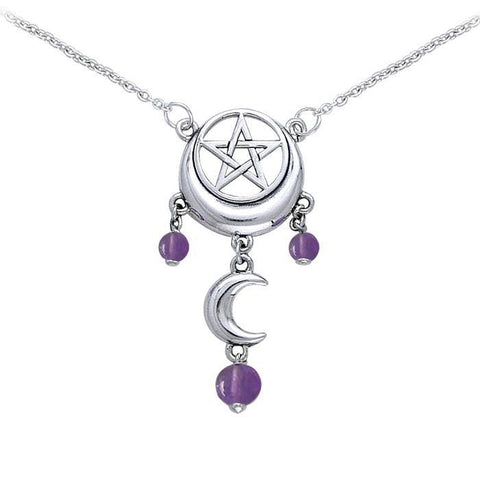 Magick Moon Silver Necklace - Sterling Silver