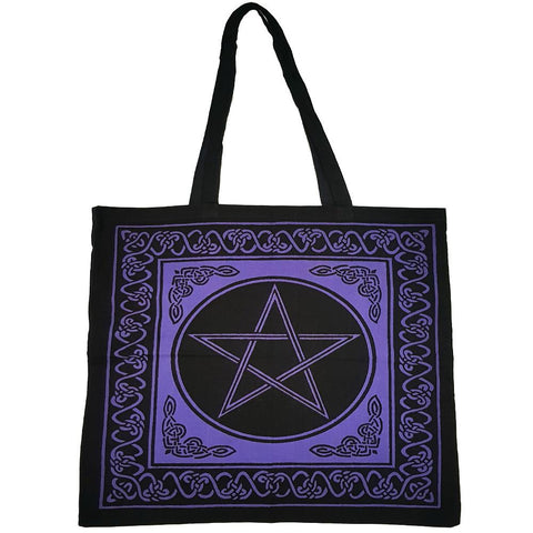 Purple Pentacle Tote Bag