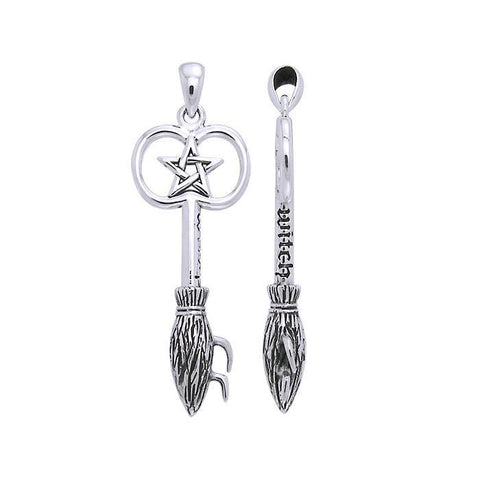 The Witches Broom Pendant - Sterling Silver