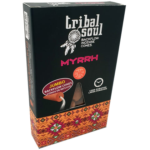TRIBAL SOUL Jumbo Backflow Cones - Myrrh