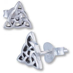 Triquetra Studs (tiny) - Sterling Silver