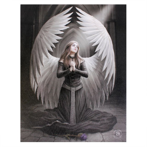 'Prayer For The Fallen' Canvas Plaque - Anne Stokes