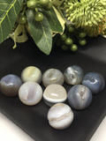 Tiny Agate Geode Spheres 2cm