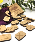 Wooden Runes Set