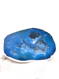 Blue Aura Quartz Geode #243
