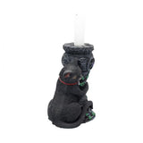 Midnight Wiccan Cat Candle Holder