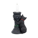 Midnight Wiccan Cat Candle Holder
