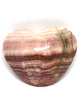 Banded Calcite (Aztec) Puff Heart # 222 - 6cm