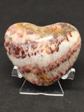 Banded Calcite (Aztec) Puff Heart # 280 - 5cm