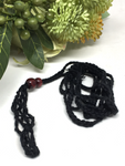 Black Macrame Necklace
