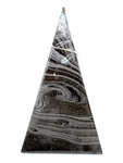 Marbled Mini Pyramid - Black/Silver