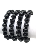 Black Obsidian Bead Bracelet - 10mm