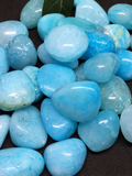 Aragonite Blue Tumble Stones AAA