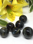 Tiger Eye Blue Spheres 2.5 - 3cm