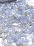 Blue Lace Agate Crystal Chips - 100g