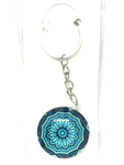 Boho Glass Key Rings