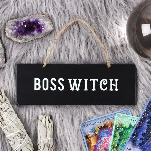'Boss Witch' Wall Sign