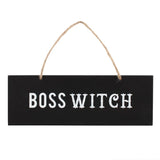 'Boss Witch' Wall Sign