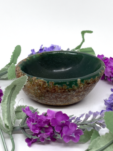 Agate Bowl #350 - Green