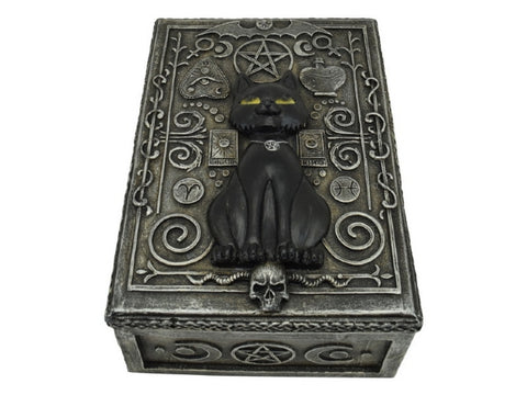 Black Cat Spirit Box 13cm x 10cm