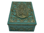 Hamsa Hand Turquoise Box 13cm x 10cm