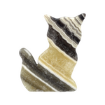 Zebra Calcite Cat #81 - 10.5cm