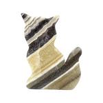 Zebra Calcite Cat #81 - 10.5cm