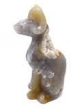 Agate Sphynx Cat #59 - 9.5cm