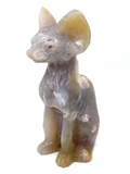 Agate Sphynx Cat #59 - 9.5cm