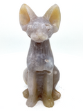 Agate Sphynx Cat #59 - 9.5cm