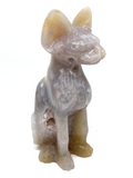 Agate Sphynx Cat #59 - 9.5cm