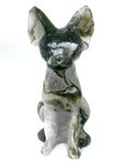 Moss Agate Sphynx Cat #62 - 9.7cm