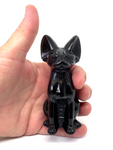 Black Obsidian Sphynx Cat - 9.4cm