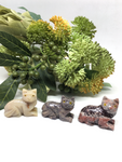 Cat Soapstone Carving
