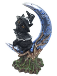 Witchy Cat on Mystical Moon - 11cm