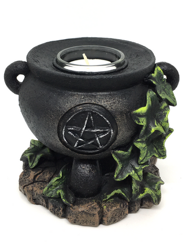 Witches Cauldron Tea Light Holder