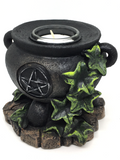 Witches Cauldron Tea Light Holder