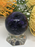 Charoite Sphere #471 - 3.3cm