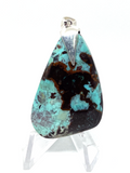 Chrysocolla Pendant #174 - Sterling Silver