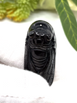 Silver Sheen Obsidian Cicada