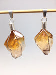 Citrine Point Wire Cage Pendant