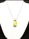 Citrine Perfume Bottle Necklace