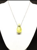 Citrine Perfume Bottle Necklace