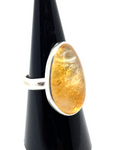 Citrine Sterling Silver Ring #231 - Size 8