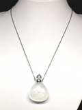 Clear Quartz Perfume Bottle Necklace with Dropper # 202