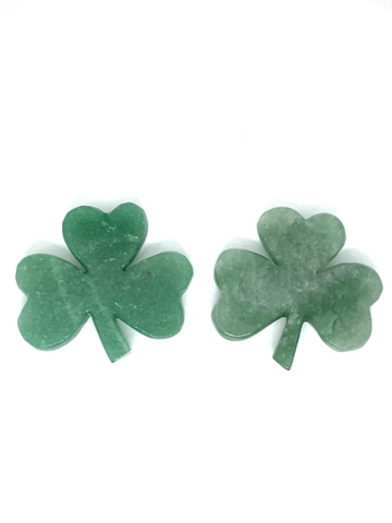 Green Aventurine 3 Leaf Clover