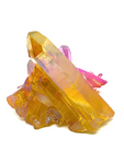 Pink & Yellow Aura Quartz Cluster #29