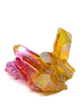 Pink & Yellow Aura Quartz Cluster #29