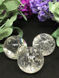 Crackle Quartz Sphere - 3cm